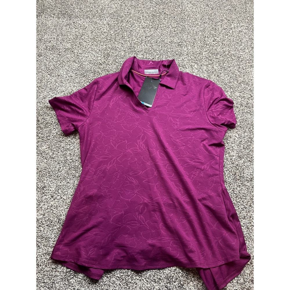 Callaway Golf Polo Shirt Womens S over sized golf Opti Dri Performance